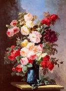 unknow artist Floral, beautiful classical still life of flowers.133 oil on canvas